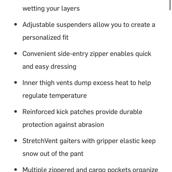 The North Face Black Ski & Snow Bib - Picture 9 of 9